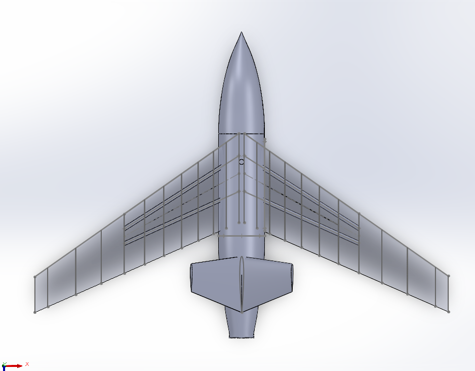 Variable Sweep Wing UAV Assembly