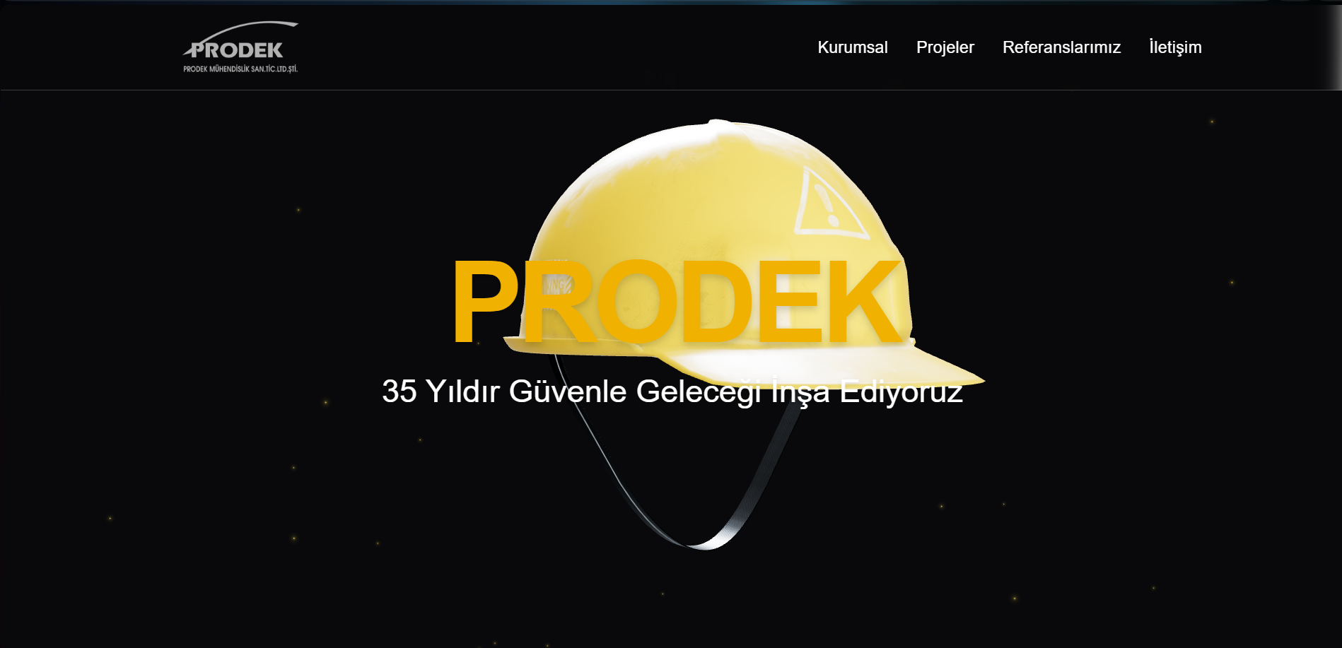 Prodek İnşaat — Construction Company Website