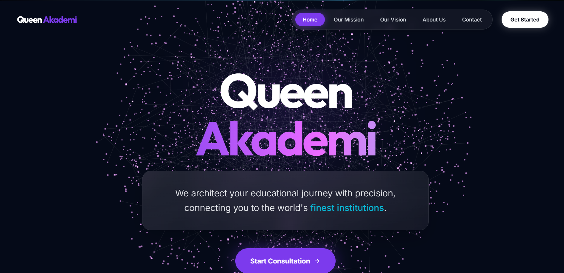 Queen Akademi — Educational Consultancy Platform